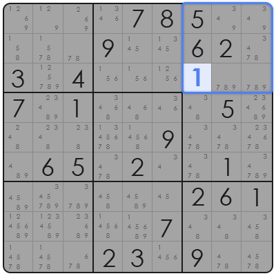 advanced sudoku technique
